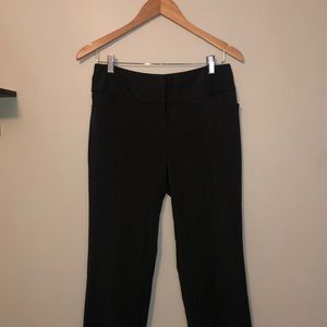 Express editor straight leg charcoal pants
